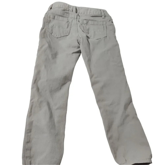 American Eagle Grey Skinny Jeans Jegging Girls Size 6 Adjustable Waist FLAW - Picture 2 of 8